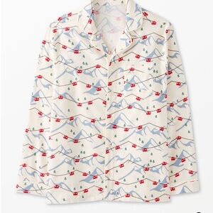 Hanna Andersson Adult Holiday Flannel Pajama Top